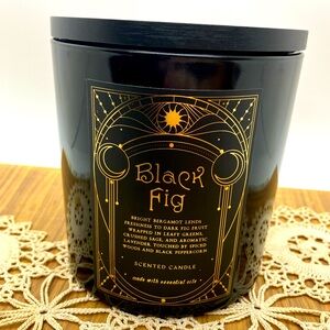 Black Fig essential oils scented candle